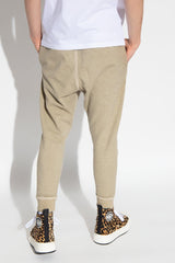 Dsquared2 Beige Sweatpants With Logo - Men - Piano Luigi