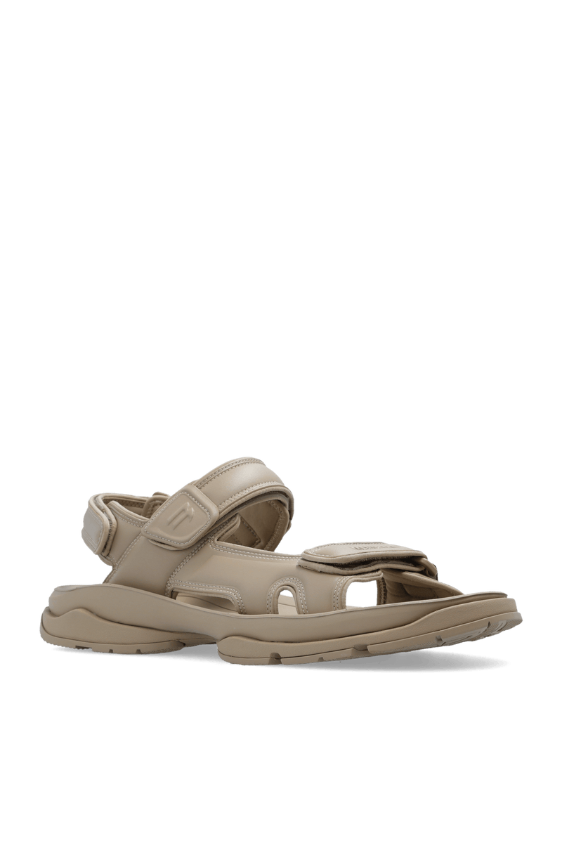 Balenciaga Beige ‘Tourist’ Sandals - Men - Piano Luigi