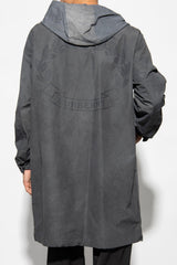 Burberry Grey ‘Cumbria’ Hooded Coat - Men - Piano Luigi