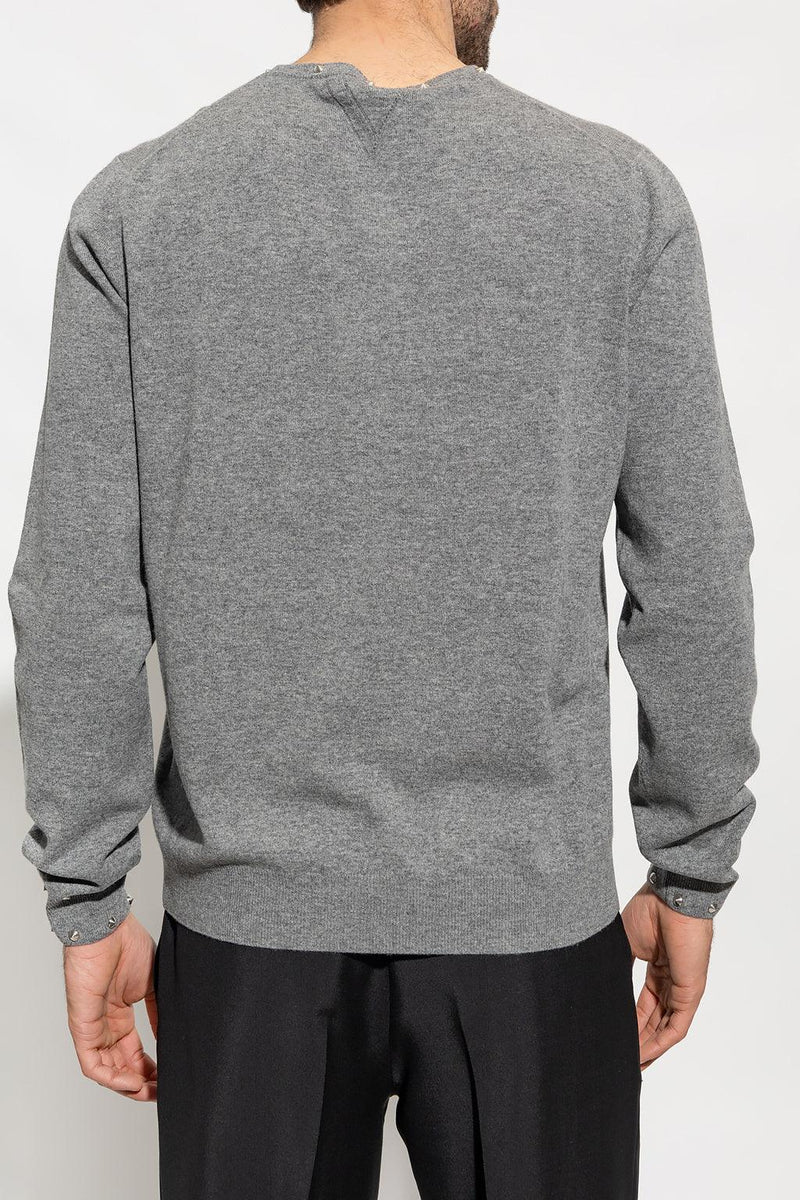 Versace Grey Wool Sweater - Men - Piano Luigi