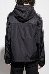 Versace Black Hooded Jacket - Men - Piano Luigi