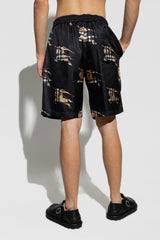 Burberry Black ‘Bradeston’ Silk Shorts - Men - Piano Luigi