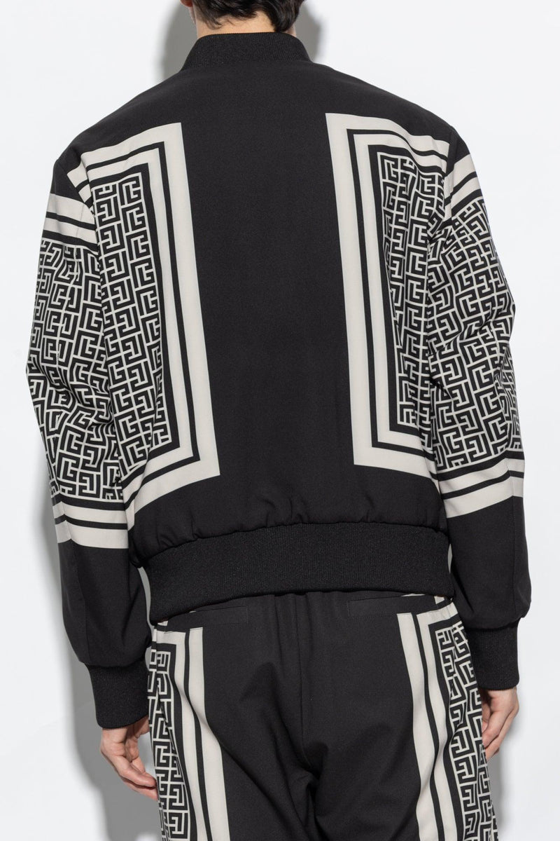 Balmain Black Reversible Bomber Jacket - Men - Piano Luigi