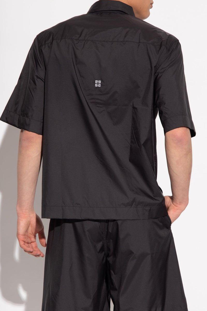 Givenchy Black Shirt With Logo - Men - Piano Luigi