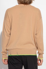 Dsquared2 Brown Sweater With Logo - Men - Piano Luigi