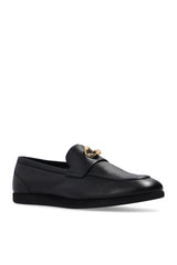 Givenchy Black Leather Loafers - Men - Piano Luigi