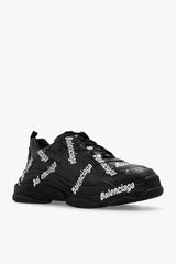 Balenciaga Black ‘Triple S’ Sneakers - Men - Piano Luigi