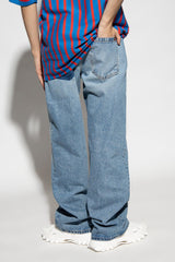 Balmain Blue Loose-Fit Jeans - Men - Piano Luigi