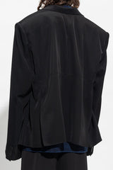 Balenciaga Black Oversize Blazer - Men - Piano Luigi