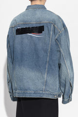 Balenciaga Blue Denim Jacket - Men - Piano Luigi