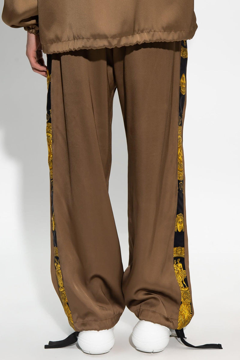 Versace Brown Loose-Fitting Trousers - Men - Piano Luigi