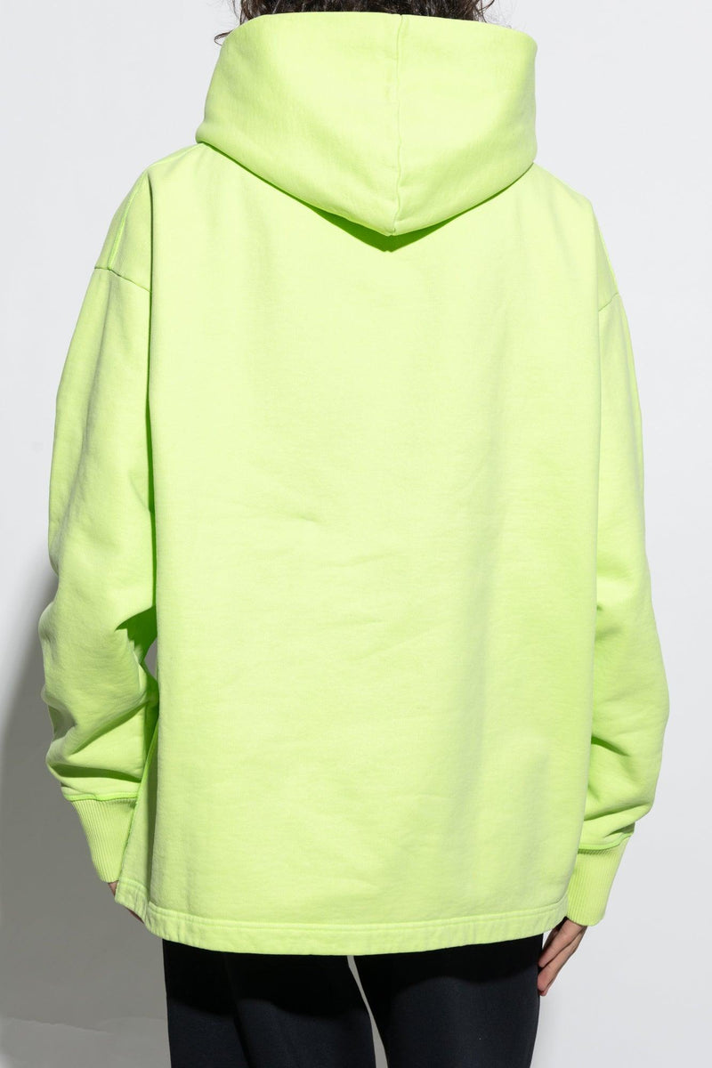 Acne Studios Neon Hoodie With Logo - Men - Piano Luigi