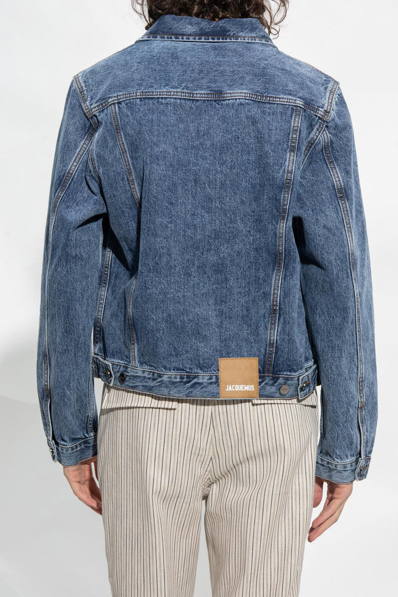 Jacquemus Blue ‘Jao’ Denim Jacket - Men - Piano Luigi