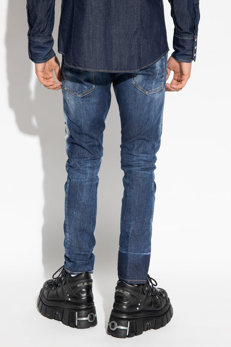 Dsquared2 Navy Blue ‘Skater’ Jeans - Men - Piano Luigi