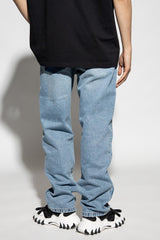 Balmain Blue Straight Leg Jeans - Men - Piano Luigi