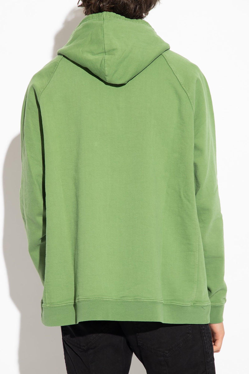 Dsquared2 Green Hoodie With Logo - Men - Piano Luigi