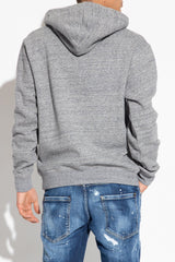 Dsquared2 Grey Printed Hoodie - Men - Piano Luigi