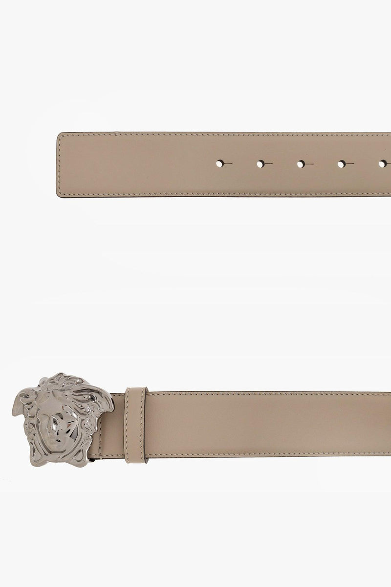 Versace Beige Leather Belt - Men - Piano Luigi