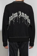 Palm Angels Black Wool Sweater - Men - Piano Luigi