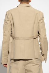 Jacquemus Beige ‘Piccinni’ Single-Breasted Blazer - Men - Piano Luigi