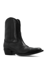 Dsquared2 Black Leather Cowboy Boots - Men - Piano Luigi