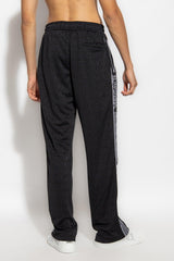 Versace Black Sweatpants With Logo - Men - Piano Luigi