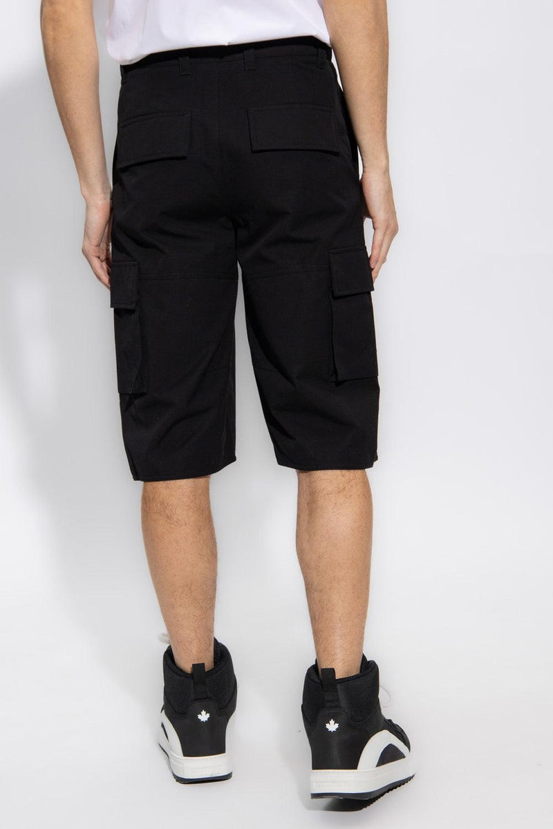 Givenchy Black Cotton Shorts - Men - Piano Luigi