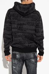 Dsquared2 Black Hooded Sweater - Men - Piano Luigi