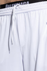 Balenciaga White Swim Shorts - Men