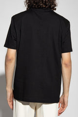 Versace Black T-Shirt With Logo - Men - Piano Luigi