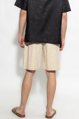 Versace Beige Shorts With Floral Print - Men - Piano Luigi