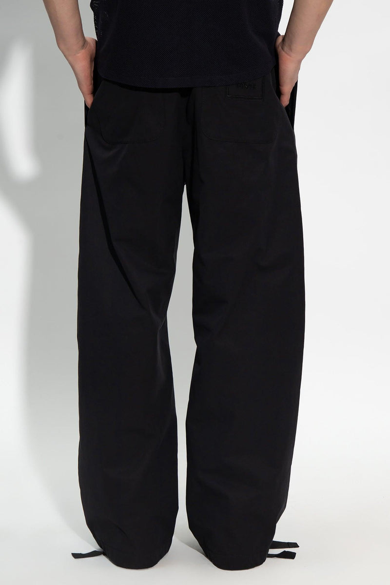 Versace Black Loose-Fitting Trousers - Men - Piano Luigi