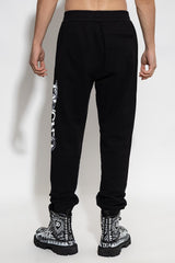 Versace Black Cotton Sweatpants - Men - Piano Luigi