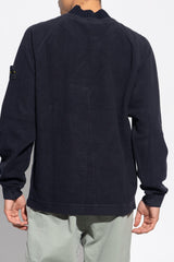 Stone Island Navy Blue Fleece Sweatshirt - Men - Piano Luigi