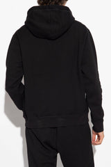 Dsquared2 Black Printed Hoodie - Men - Piano Luigi