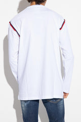 Dsquared2 White T-Shirt With Long Sleeves - Men - Piano Luigi