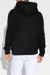 Dsquared2 Black Branded Hoodie - Men - Piano Luigi