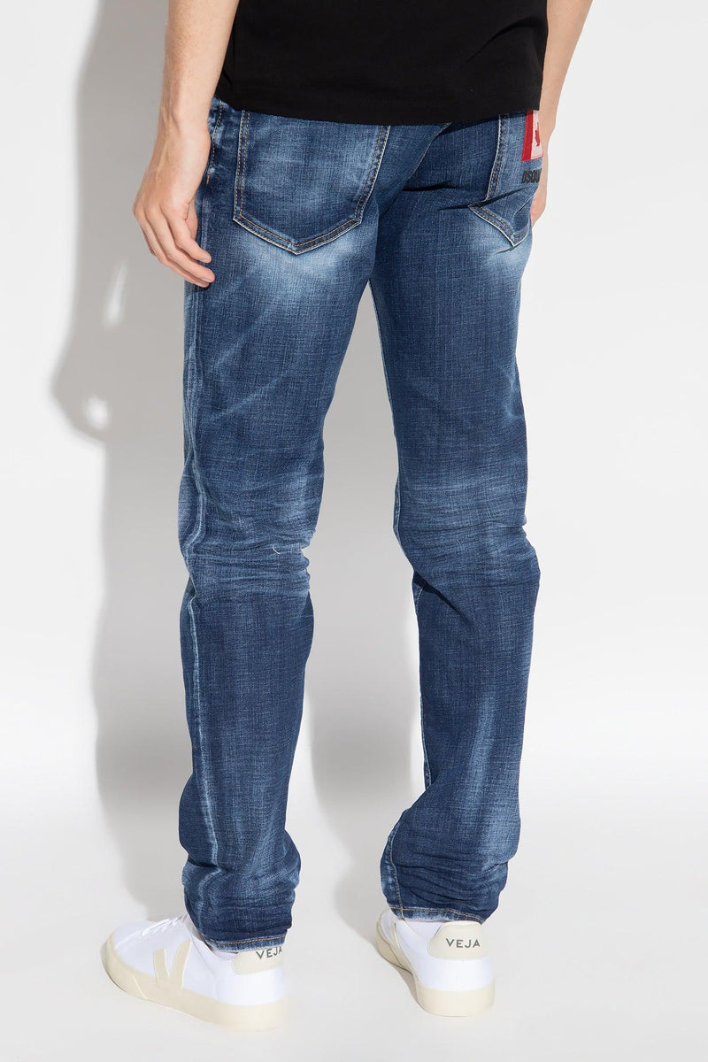 Dsquared2 Navy Blue ‘Slim’ Jeans - Men - Piano Luigi