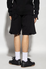 Givenchy Black Shorts With Logo - Men - Piano Luigi