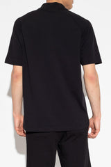 Balmain Black Polo Shirt With Monogram - Men - Piano Luigi