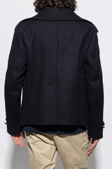 Dsquared2 Black Wool Coat - Men - Piano Luigi