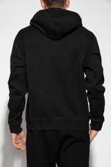 Dsquared2 Black Glossy Hoodie - Men - Piano Luigi