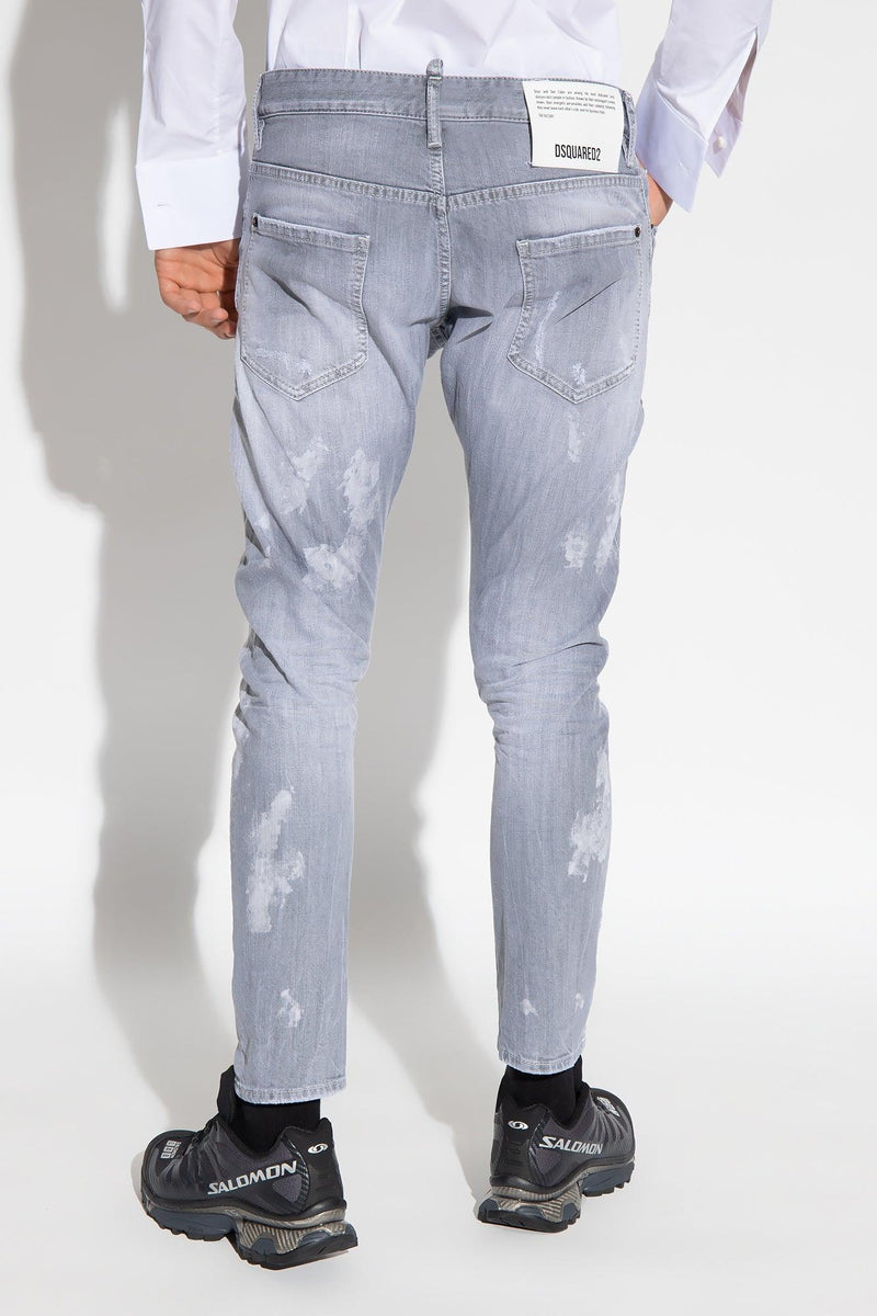 Dsquared2 Grey ‘Sexy Twist’ Jeans - Men - Piano Luigi