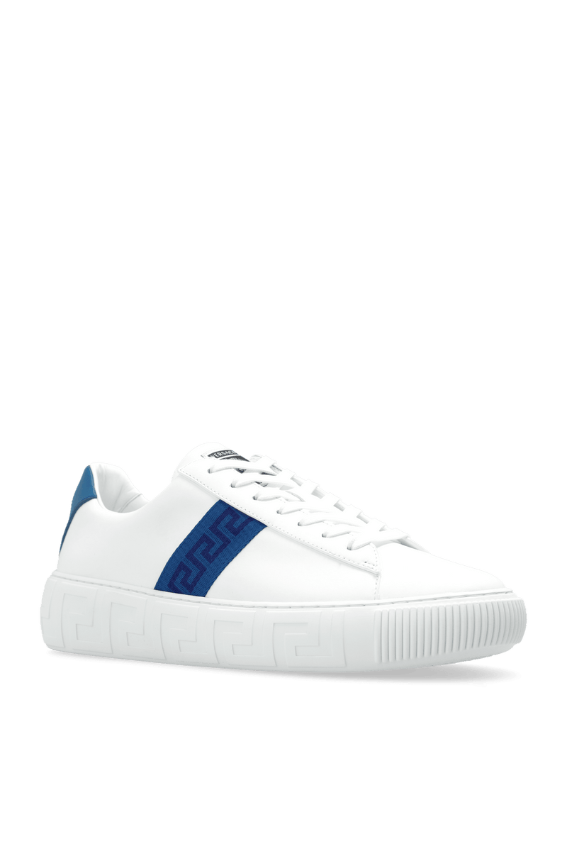 Versace White ‘Greca’ Sneakers - Men - Piano Luigi