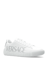 Versace White Sneakers With Logo - Men - Piano Luigi