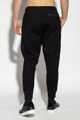 Dsquared2 Black Sweatpants With Logo - Men - Piano Luigi