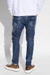 Dsquared2 Navy Blue ‘Tidy Biker’ Jeans - Men - Piano Luigi