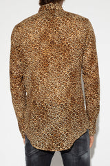 Dsquared2 Beige Shirt With Animal Motif - Men - Piano Luigi