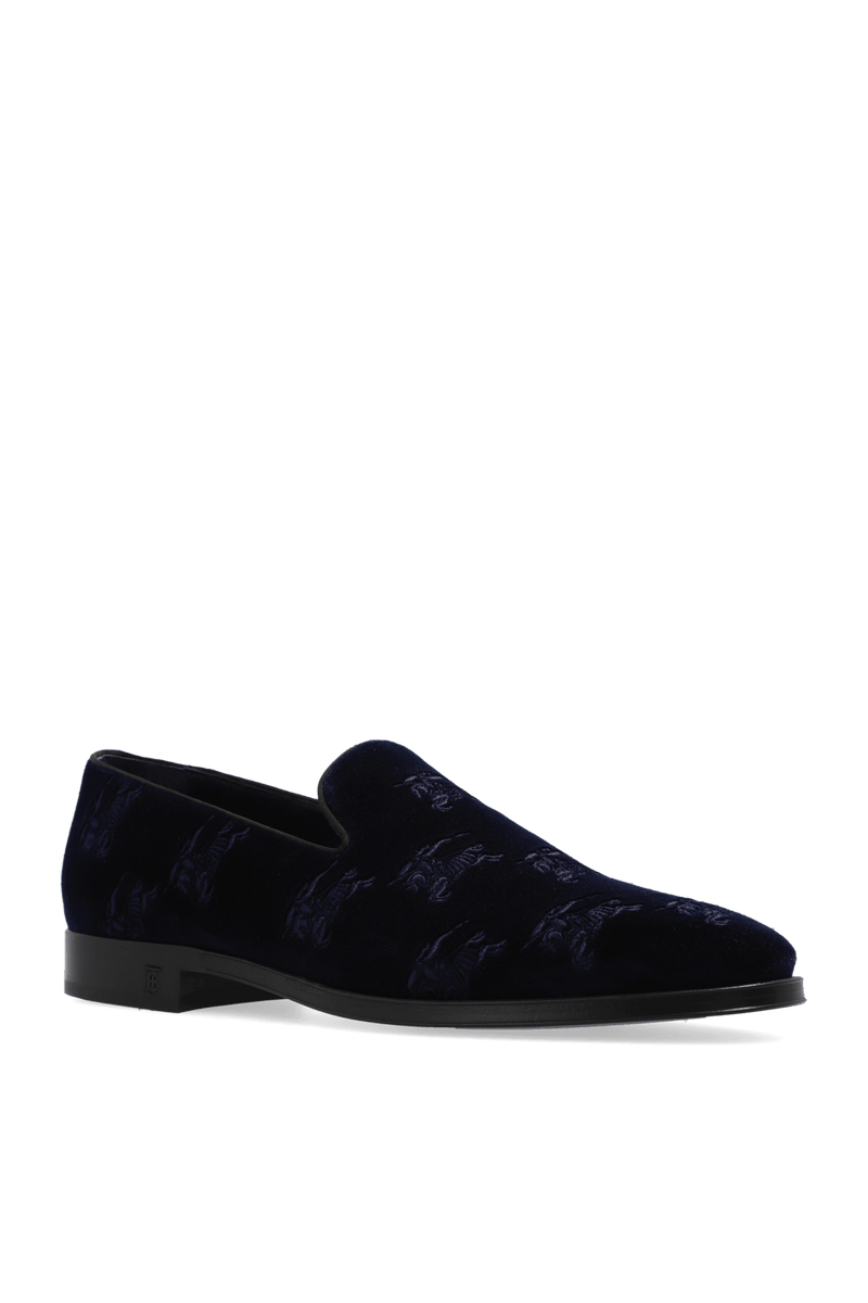 Burberry Navy Blue ‘Wayne’ Loafers - Men - Piano Luigi