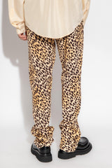 Dsquared2 Beige Trousers With Animal Motif - Men - Piano Luigi